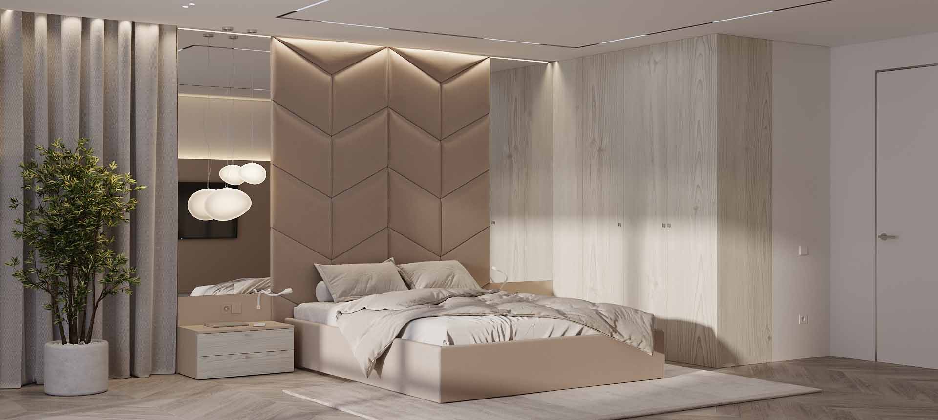 Лиственница горная / микровелюр NEWTONE цвет Beige
